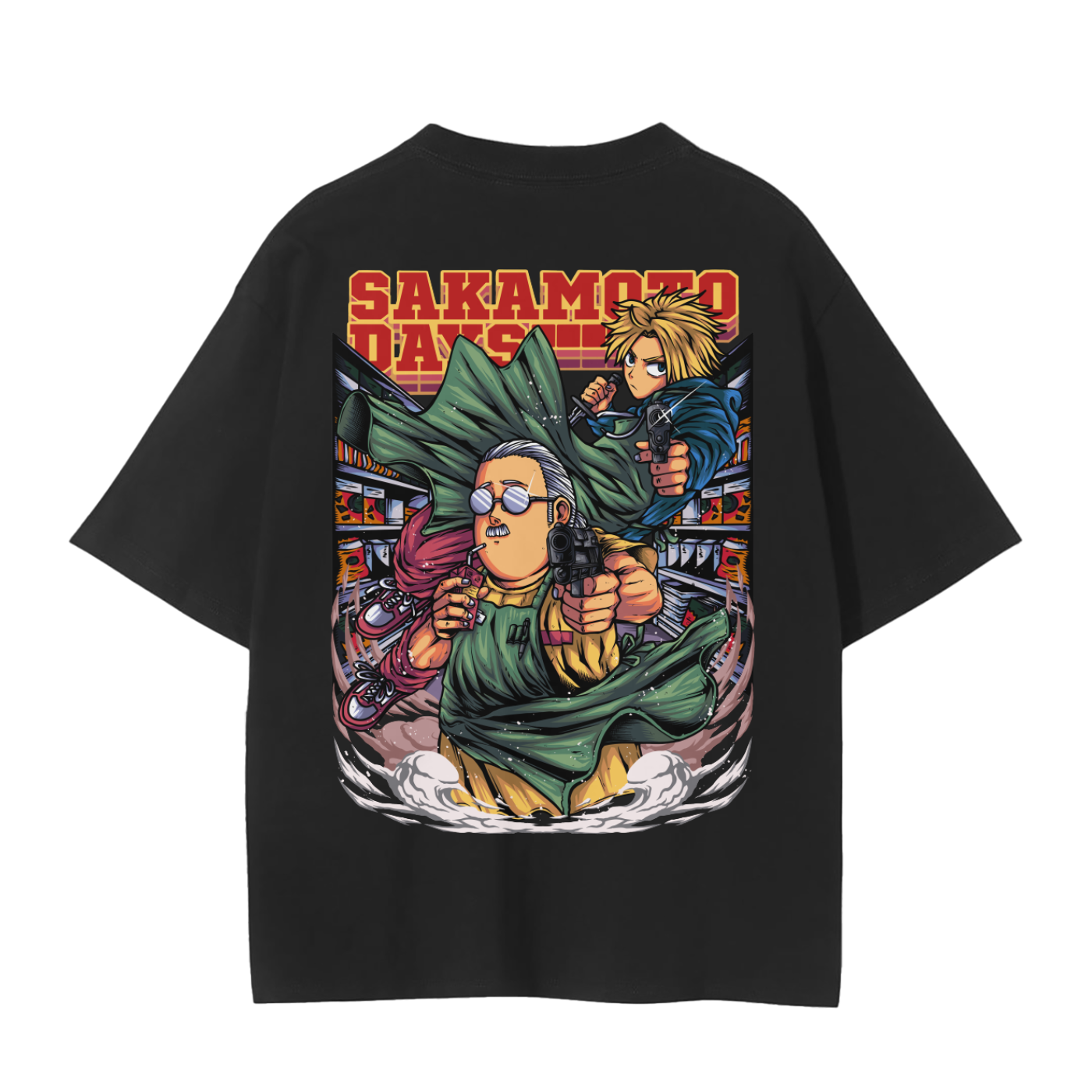 Sakamoto Days Oversized T-Shirts