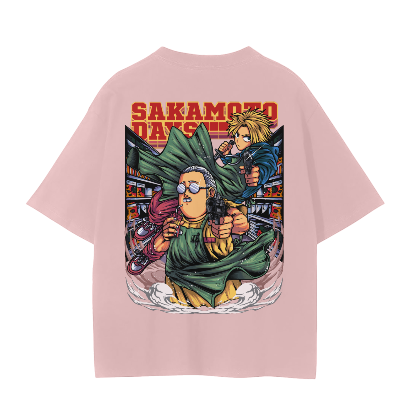 Sakamoto Days Classic Anime T-Shirt (Back Print)
