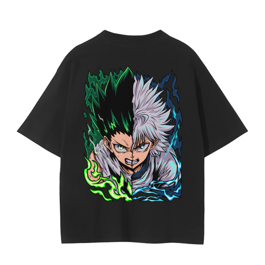 Gon and Killua Classic Anime T-Shirt (Back Print)