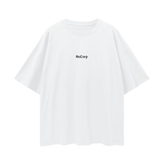 Gon and Killua Oversized Anime T-Shirt (Back Print) (White)