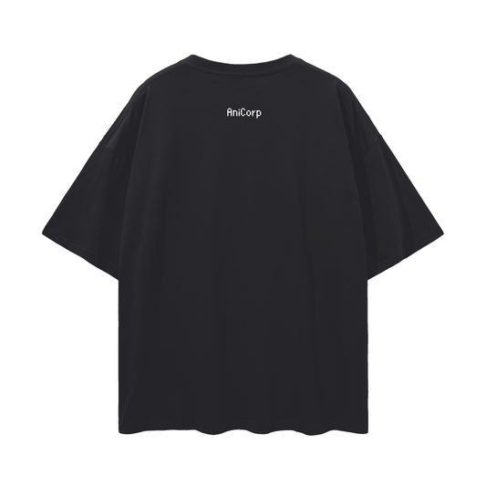 Jinwoo Shadow Monarch Oversized Anime T-Shirt (Front Print)