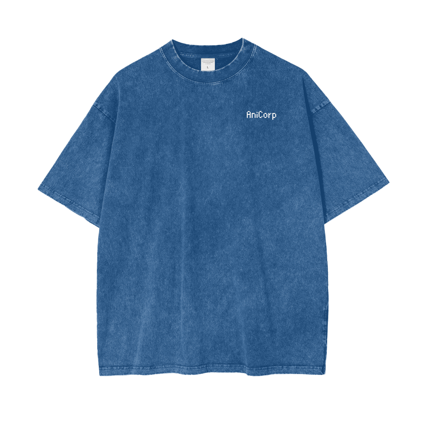 ARISE Acid Wash Oversized Anime Tee (Back Print)