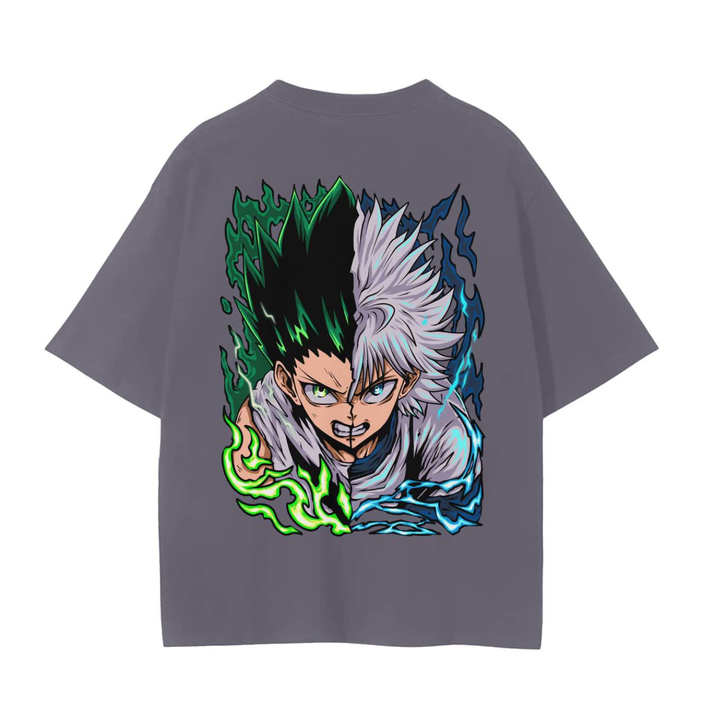 Gon and Killua Classic Anime T-Shirt (Back Print)