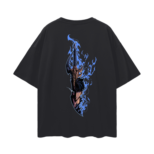 Kasaka's Venoms Fang Oversized Anime T-Shirt (Back Print)