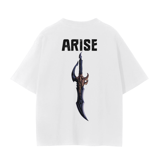 ARISE Classic Anime T-Shirt  White (Back Print)