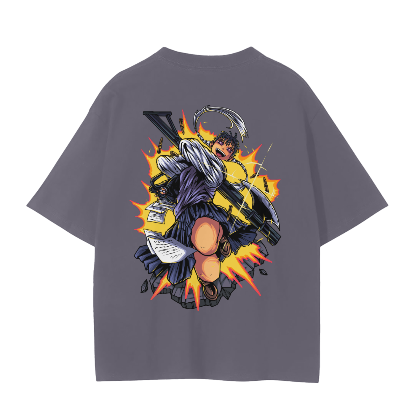 Nao Toramaru Classic Anime T-Shirt (Back Print)