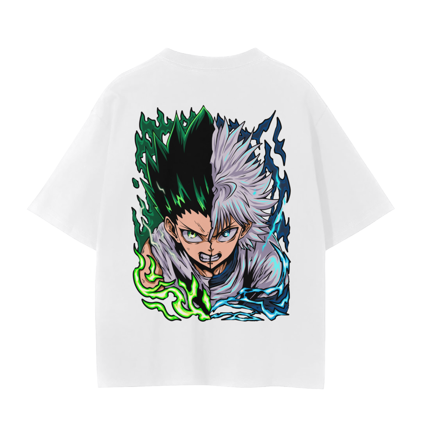 Gon and Killua Classic Anime T-Shirt (Back Print)