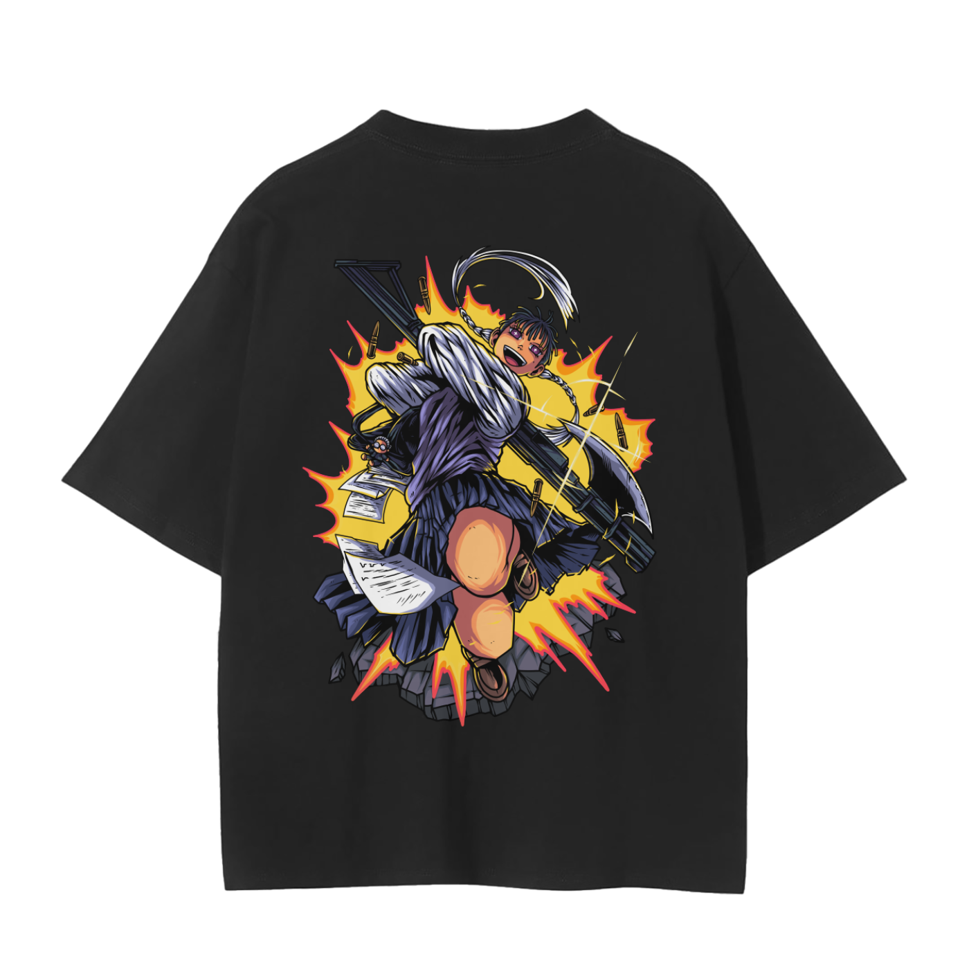 Nao Toramaru Classic Anime T-Shirt (Back Print)