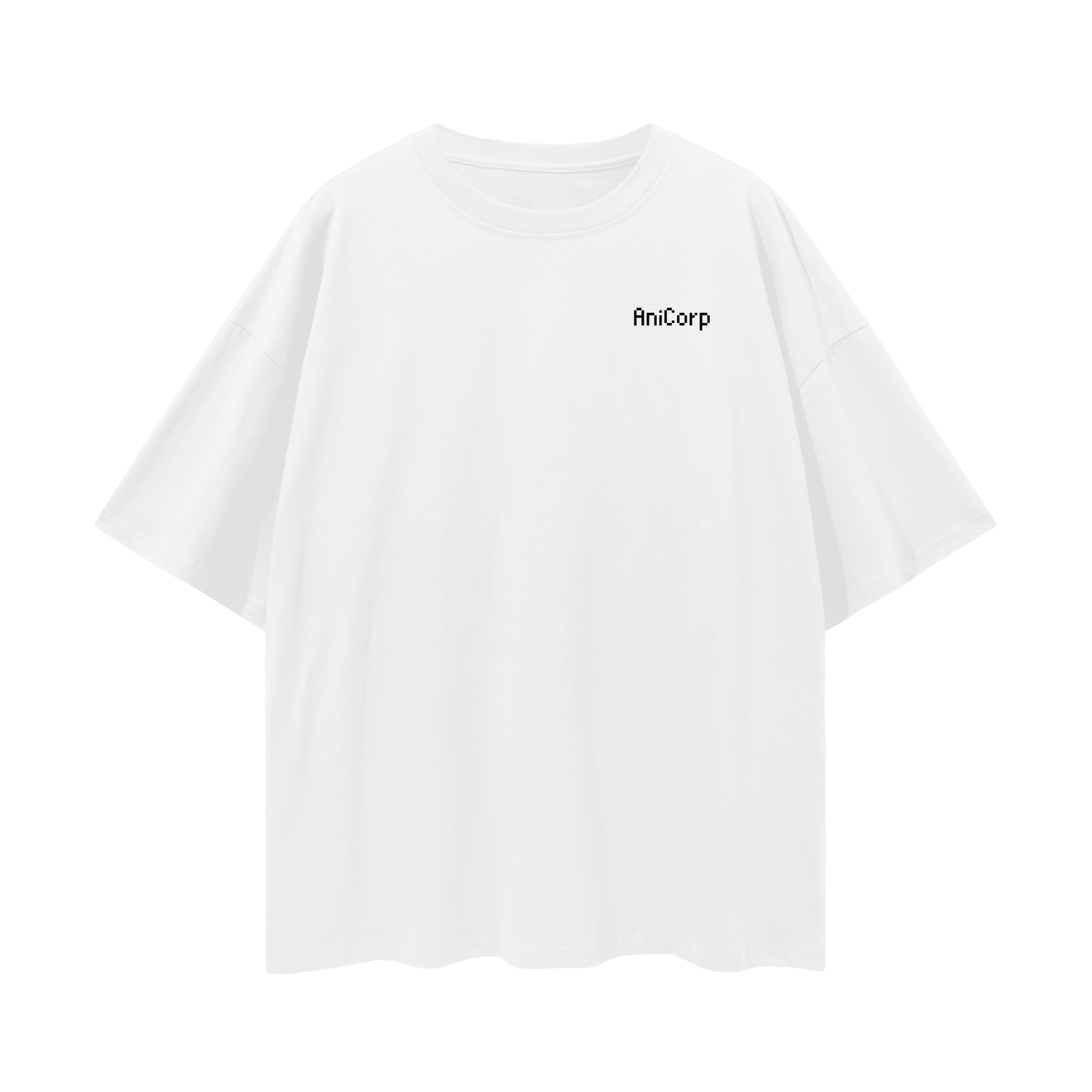 Jinwoo Shadow Monarch Oversized Anime T-Shirt White (Back Print)