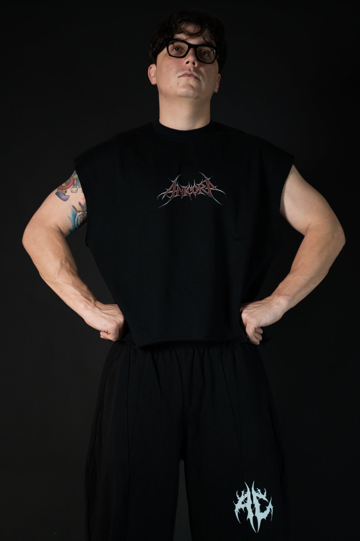 Guts Boxy French Terry Cutoff