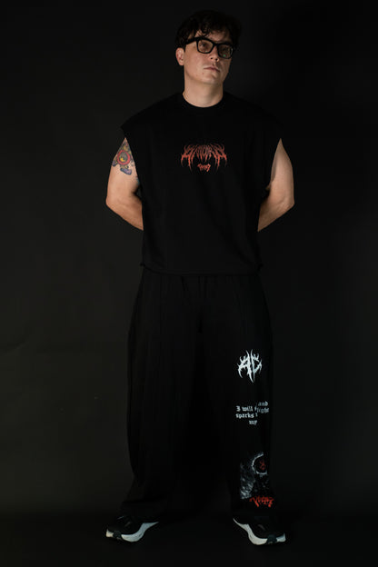 Berserk Wide Leg Panel Sweatpants