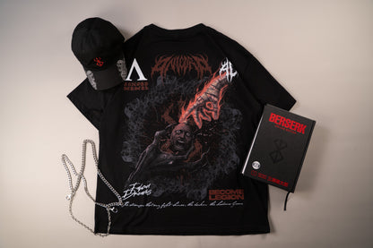 Behelit Oversized Tee + Free Cursed Mark Hat