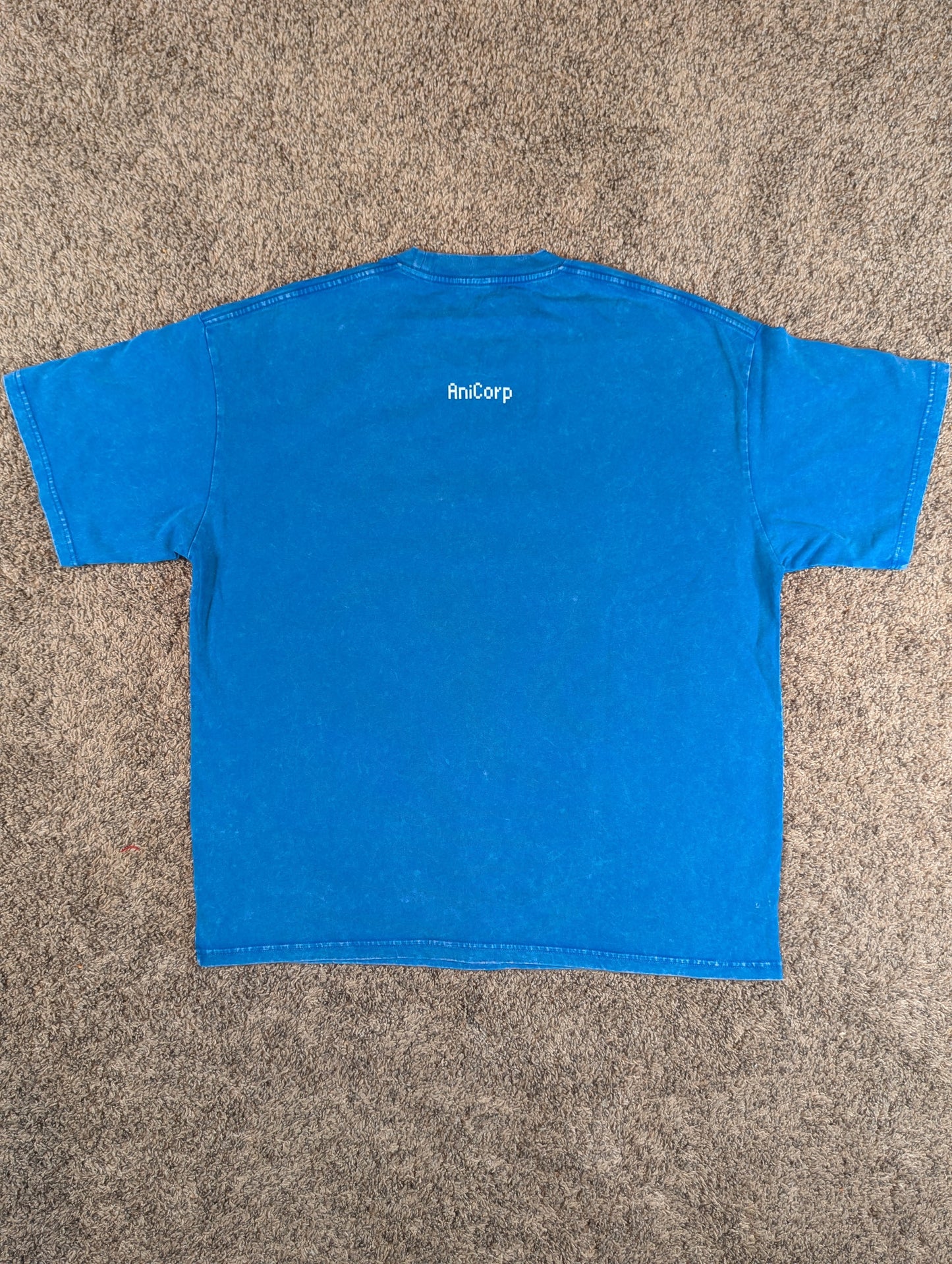 Gon and Killua Acid Wash Oversized Anime Tee (Front Print)