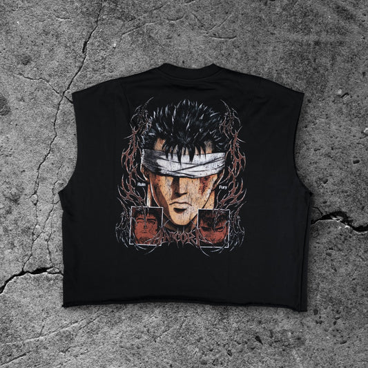 Guts Boxy French Terry Cutoff