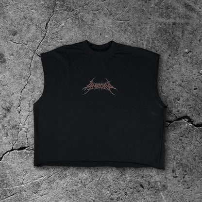 Guts Boxy French Terry Cutoff